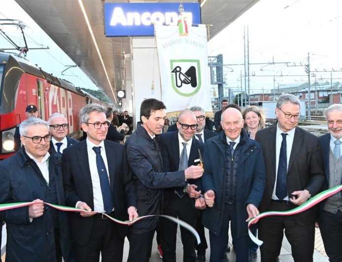 Arrivato ad Ancona il primo treno Railjet da Monaco