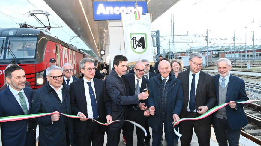 Arrivato ad Ancona il primo treno Railjet da Monaco