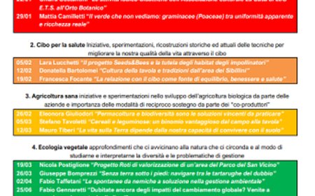 I giovedì dell'Orto Botanico 2026